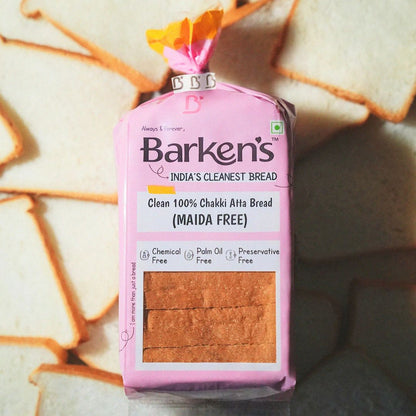 Clean 100% Chakki Atta Bread