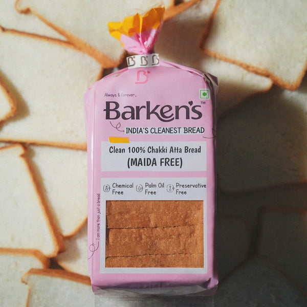 Clean 100% Chakki Atta Bread